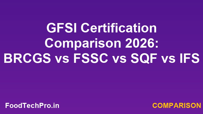 GFSI Certification Comparison 2026: BRCGS featured image