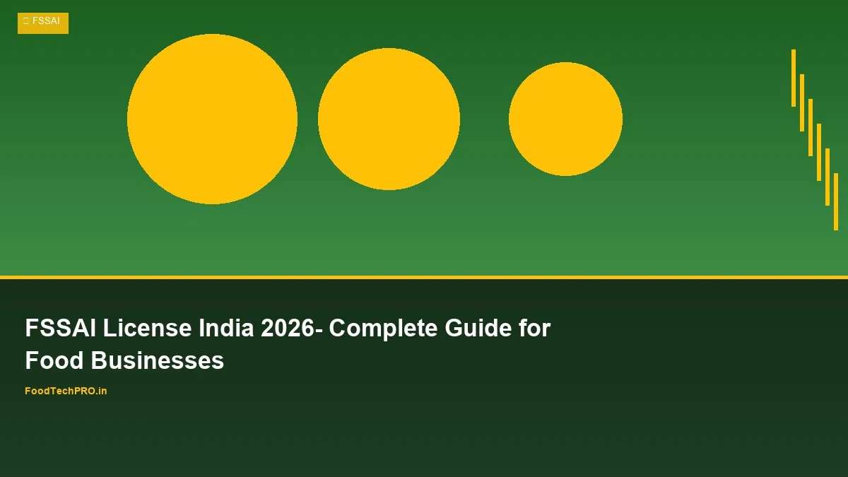 FSSAI License India 2026: Complete Guide for Food Businesses