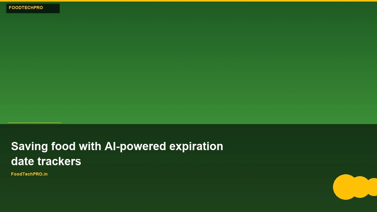 AI-Powered Expiration Date Tracking
